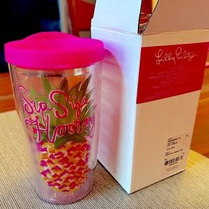 Lilly Pulitzer acrylic Tumblr with lid NWT